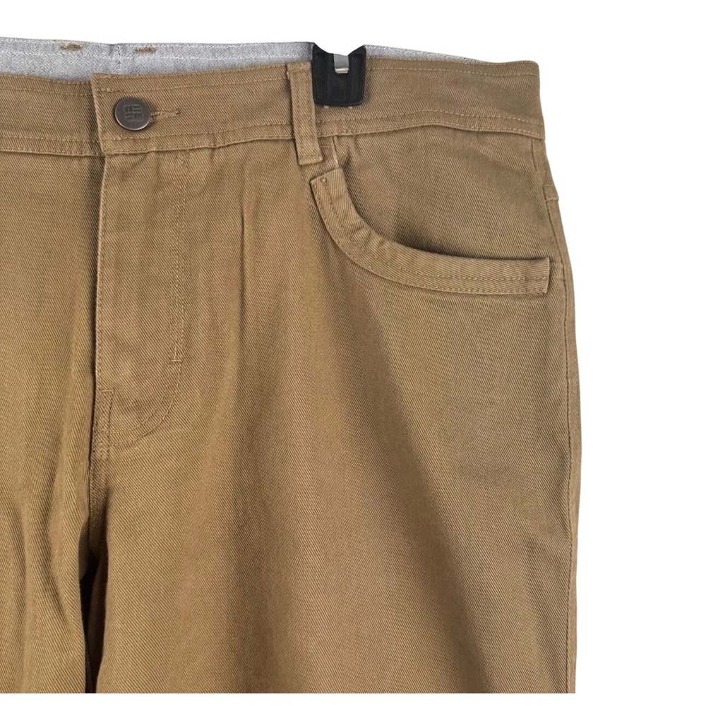Columbia Utility Pants Mens‎ 38x34 Tan Brown AM1540 Articulated Knee Canvas Work